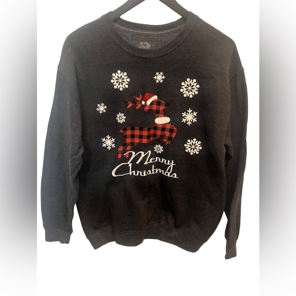 Christmas Sweater / Dark Grey / Size:Medium